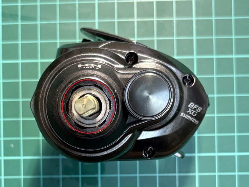 25SLX BFSのメインギアシャフトベアリング