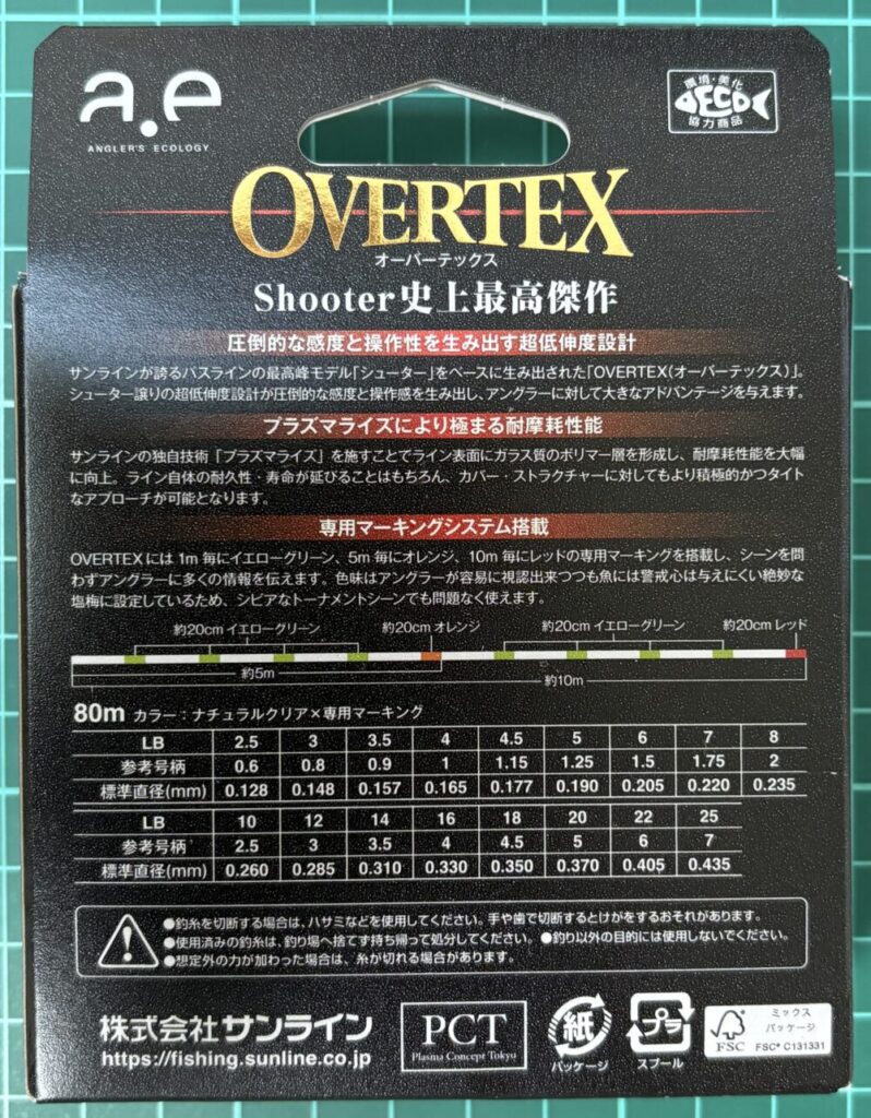 オーバーテックス裏