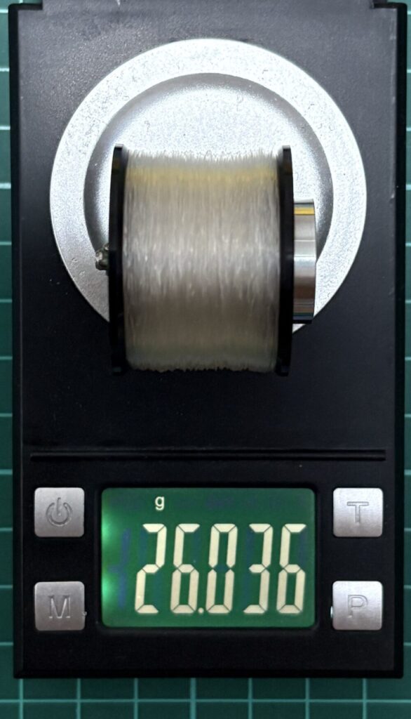 25IM Z TW 100-Cのスプール重量FC16lb×90m