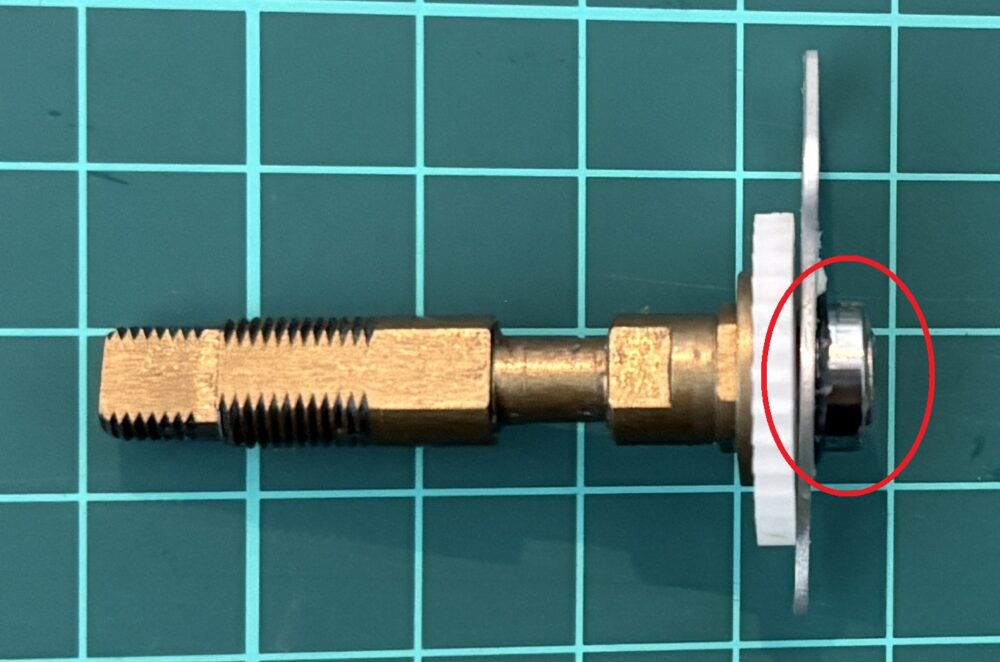 22メタニウムSEはシャフトにダブルベアリング無し