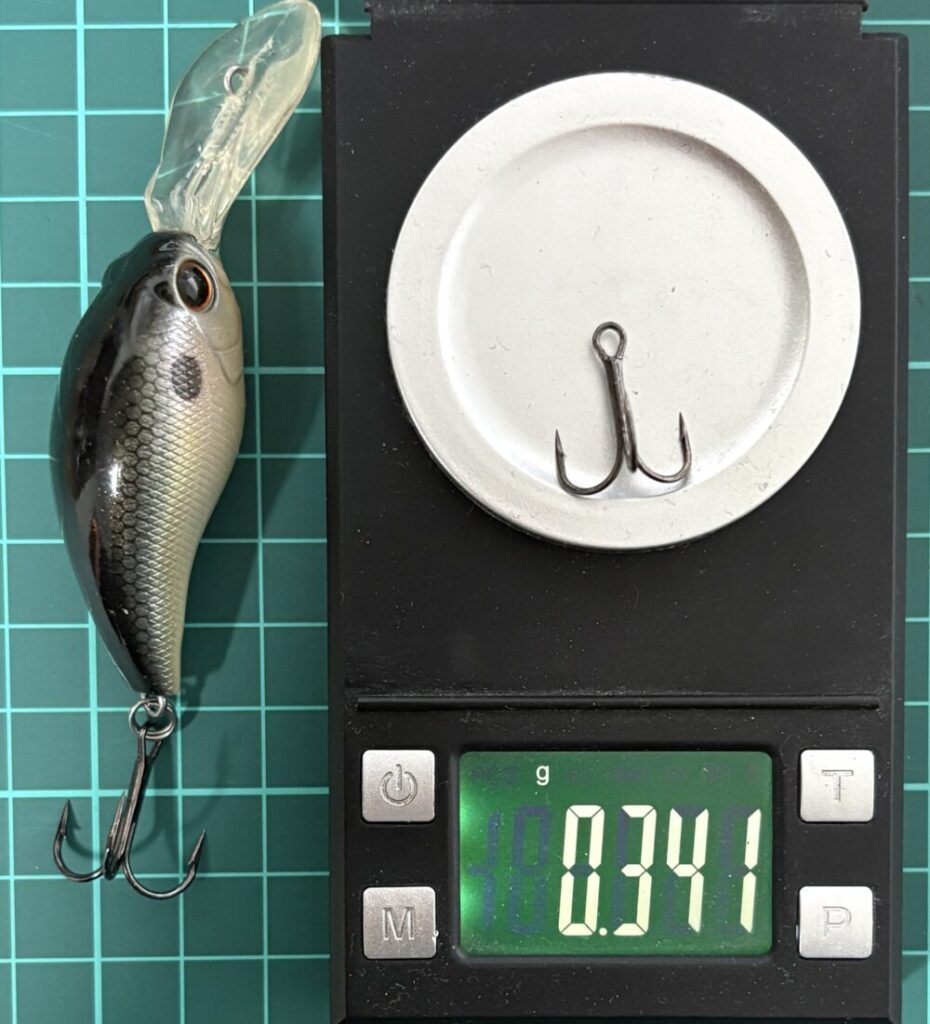 ワイルドハンチのフロントフック重量