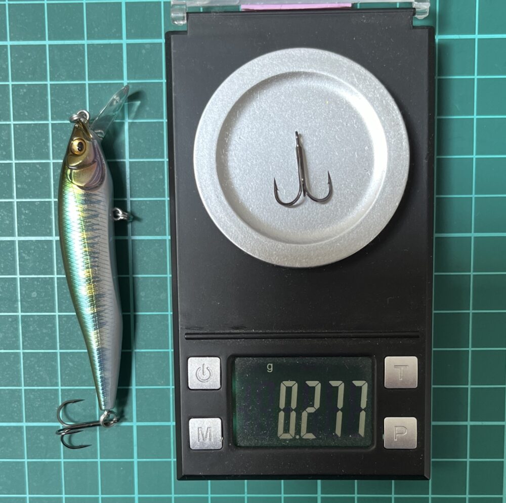 X-75のフック重量