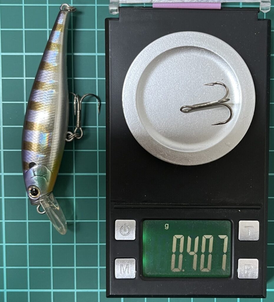 ビーフリーズ78のフック重量2