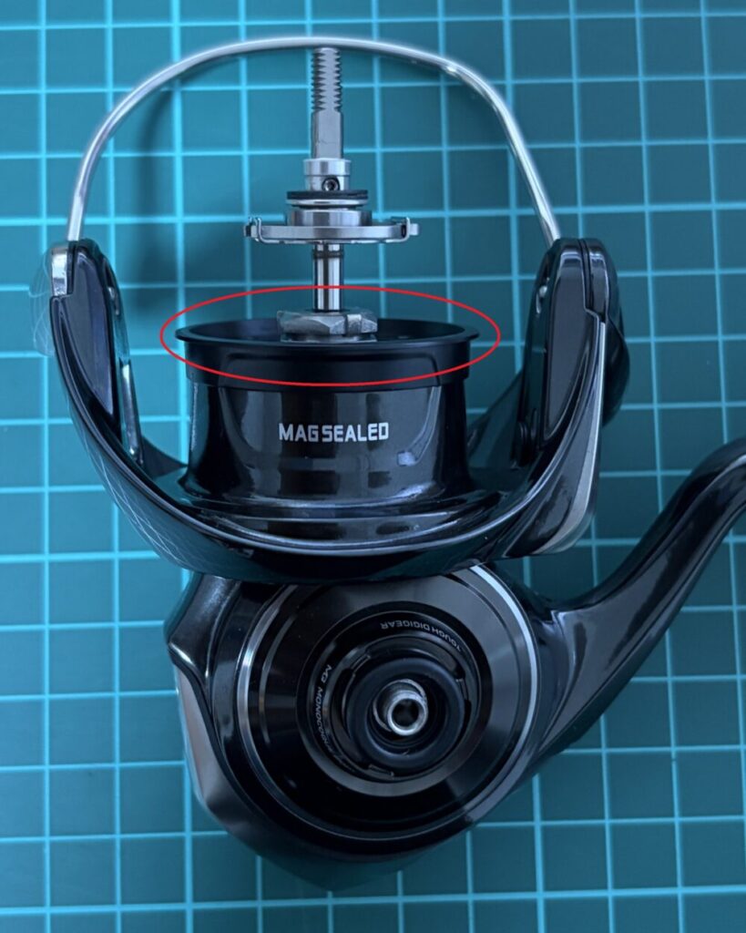 26セルテートHDのライン巻き込み防止ベール