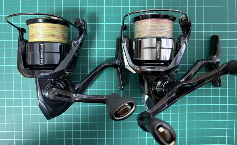 26ヴァンキッシュCEと23ヴァンキッシュの巻き感