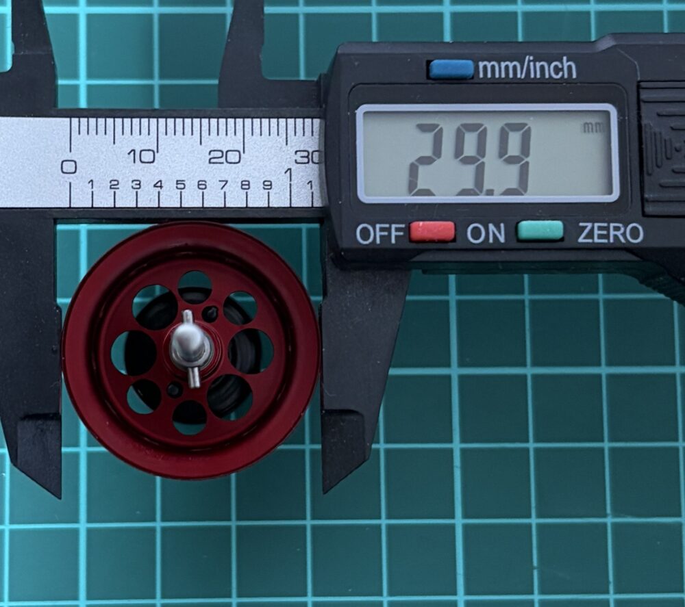 26タトゥーラBFのスプール径