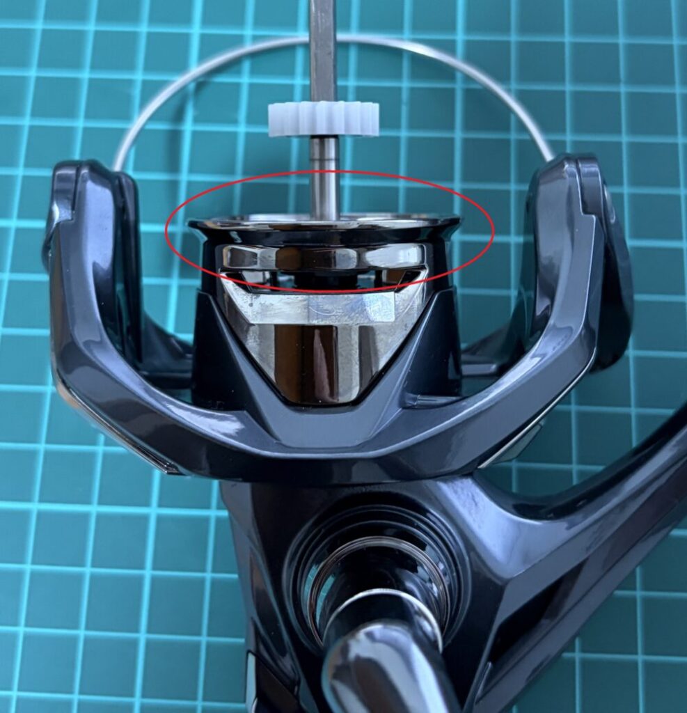 25アルテグラの糸絡み防止