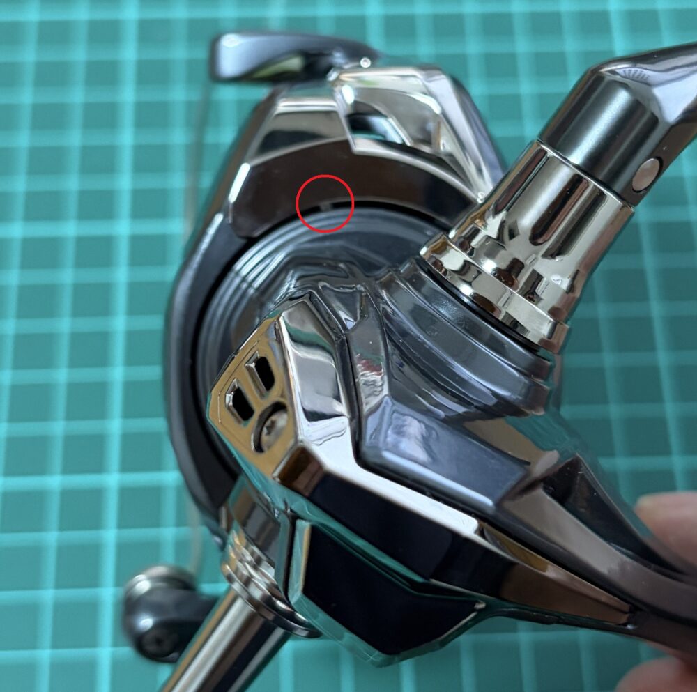 25アルテグラはローターに糸絡みしにくい