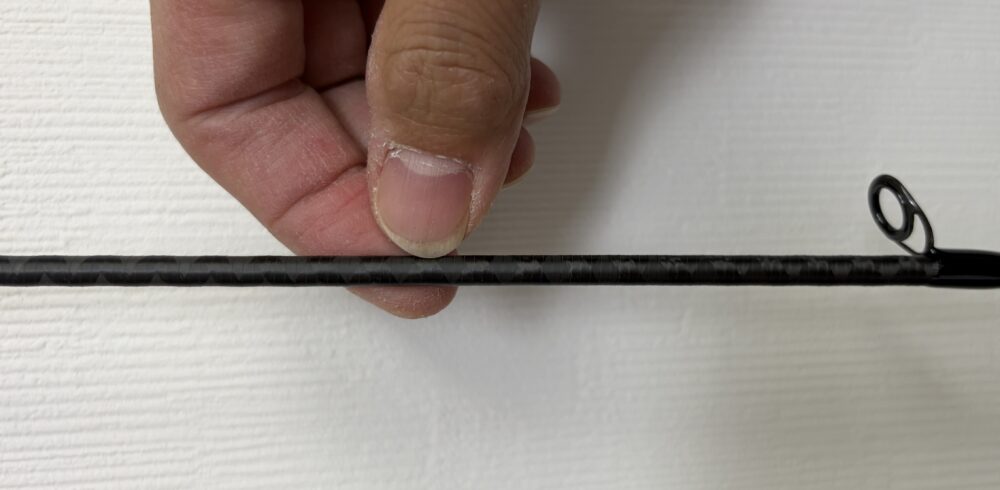 ムーンショットBS S73M+の凹凸の激しいハイパワーXカーボンラッピング