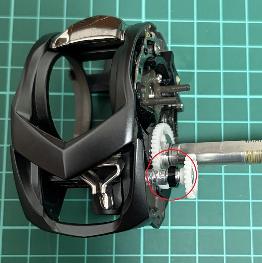 26タトゥーラBFのウォームシャフトは樹脂カラー