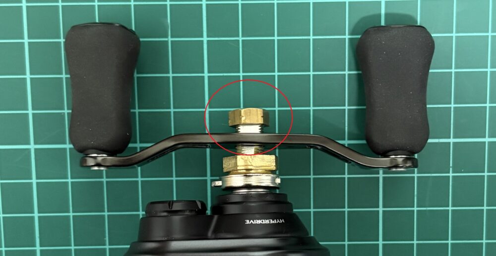 26タトゥーラBFのハンドル取り付け部