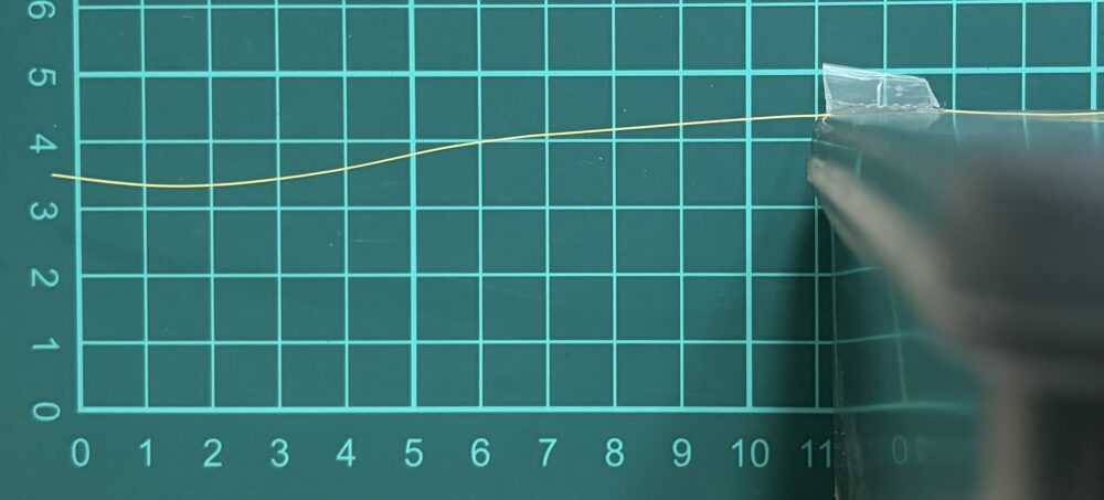 シンジX9_1.5号の硬さコーティング無し