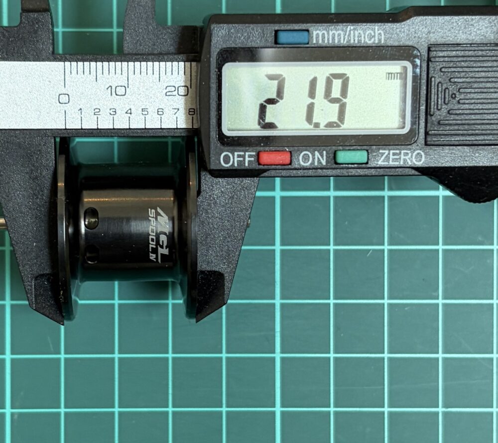 26カルカッタコンクエストDCのスプール幅