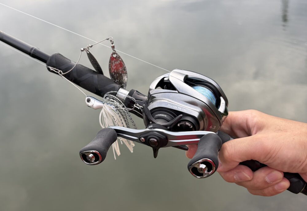 26ジリオンTW150のキャスト性能PEでの14gスピナベ